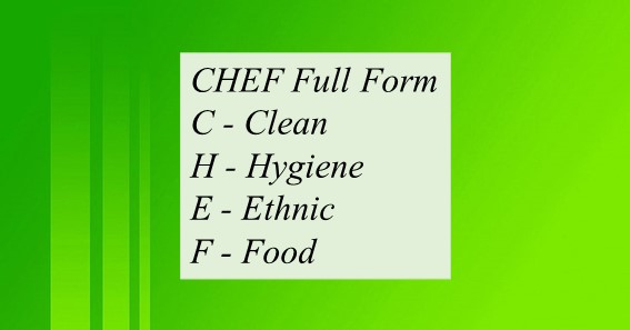 CHEF Full Form